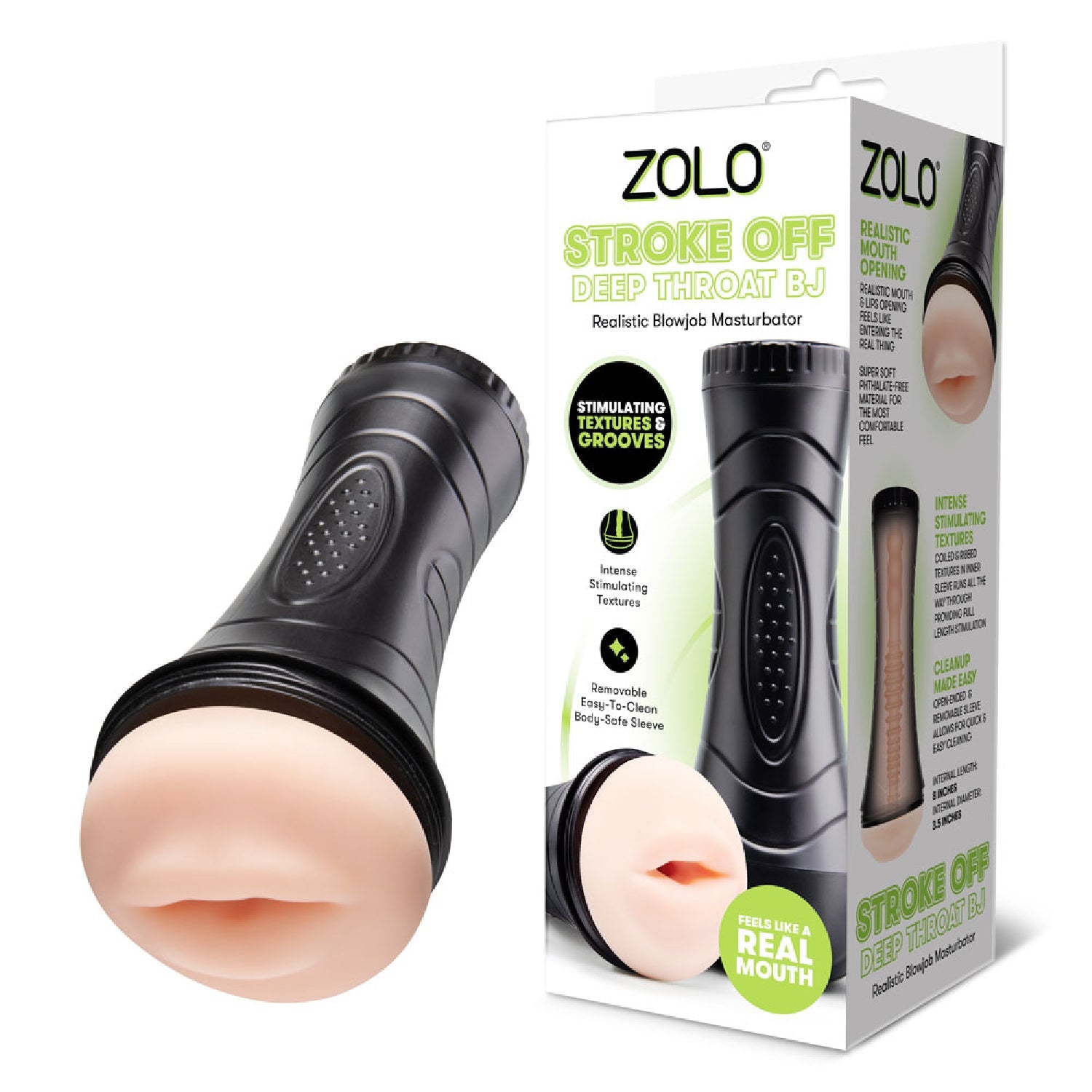 Zolo STROKE OFF Deep Throat BJ