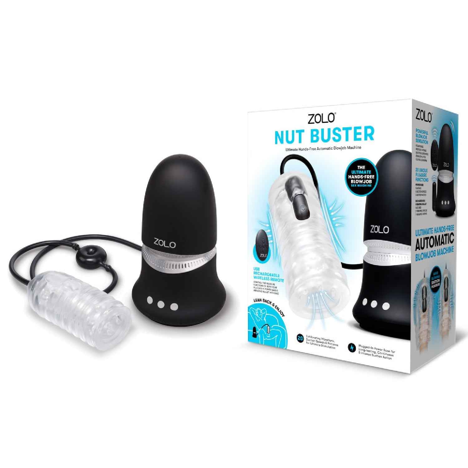 Zolo NUT BUSTER Blowjob Masturbator