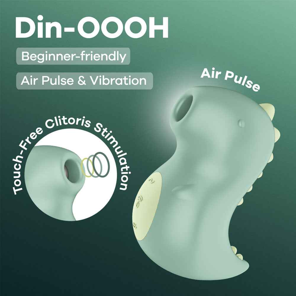 Satisfyer Din-OOOH Air Pulse Stimulator - Green