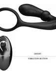 Cock Ring & Vibrating Anal Plug - Warren - Multiple Colours - K. P.