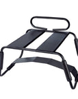 Sex Chair Adjustable Height Black w Handle and Arch Bridge