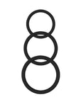 Magnum Force Cock Ring Set Black