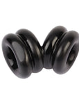 Double Stacked Dual Pleasure Ring Black