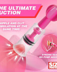 MAXtwist Clit Nipple Sucker Set 3 Pc Pink