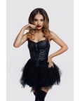 Glossy Elisia Noir Wetlook Dress
