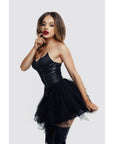 Glossy Elisia Noir Wetlook Dress