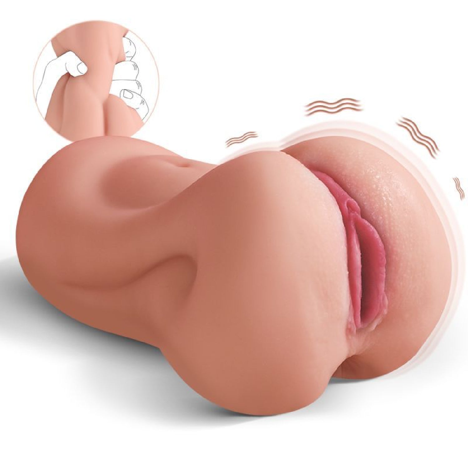 Agatha Realistic Vibrating Vaginal Masturbator