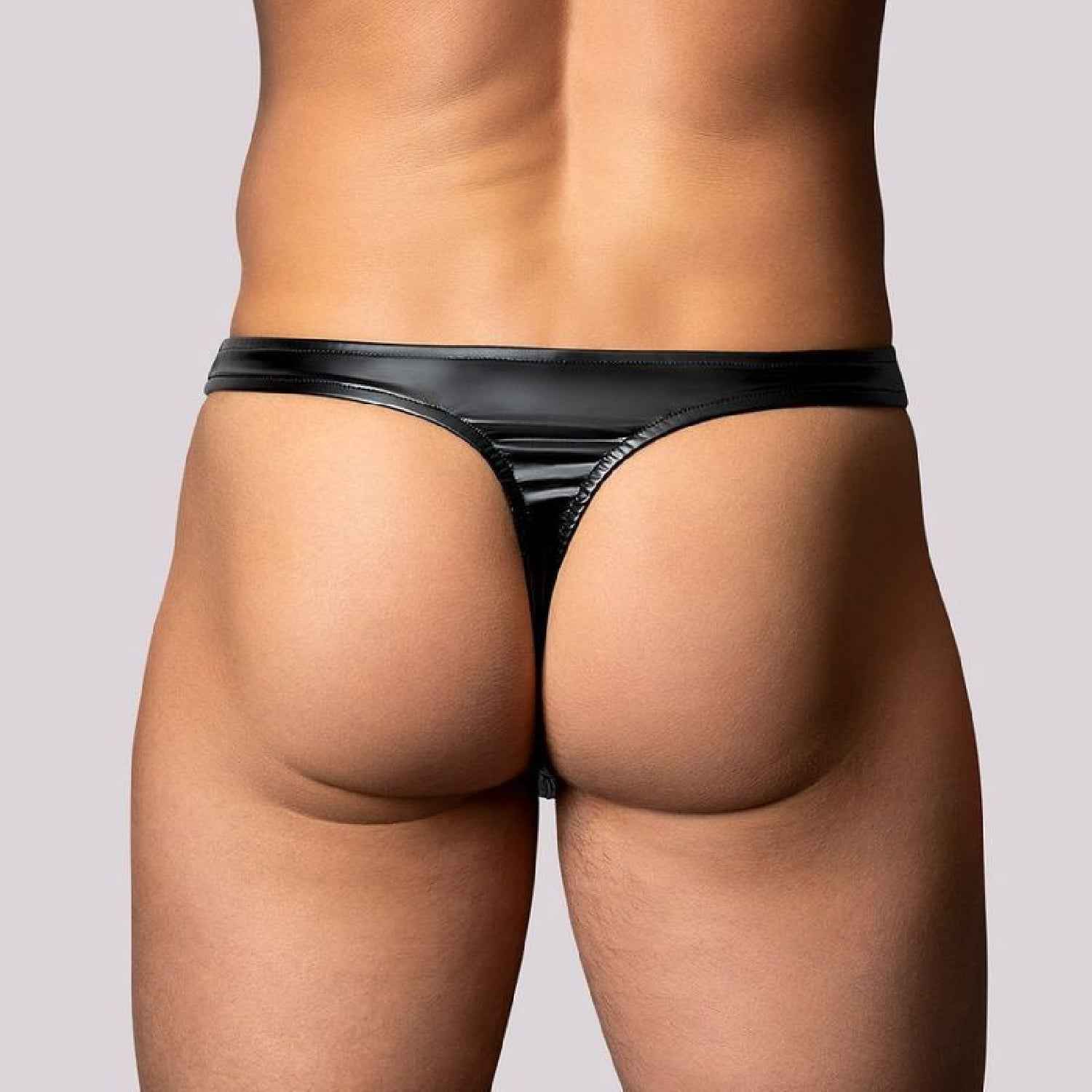 Male Power Liquid Onyx 2.0 Wet Look Thong