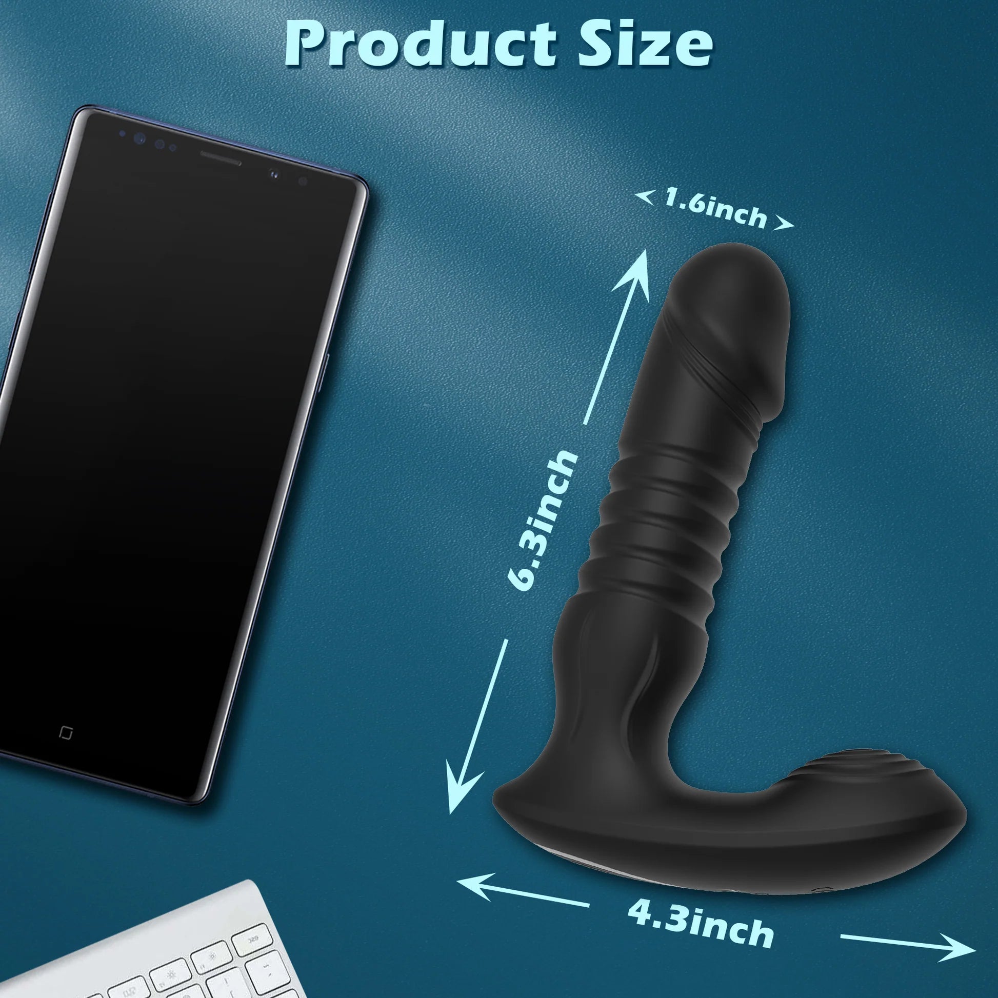 Alessandro - App Control Prostate Probe - Black