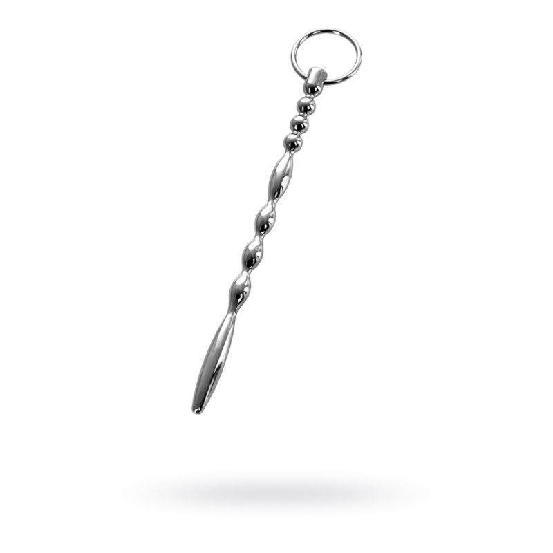 Metal Urethral Plug with Ring - Silver - K. P.