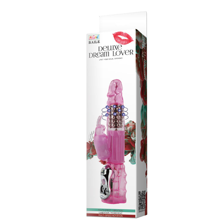 Rotating Rabbit Vibrator - Pink - K. P.