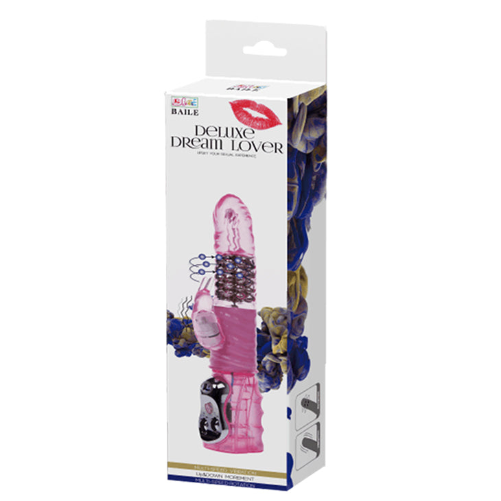 Rotating Rabbit Vibrator - Pink - K. P.