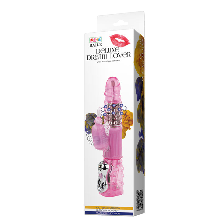 Rotating Rabbit Vibrator - Pink - K. P.