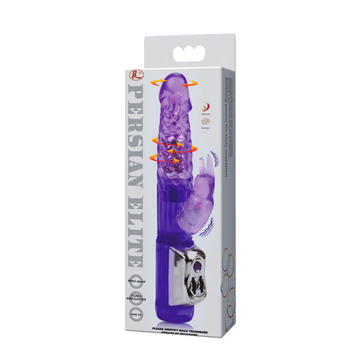 Rotating Rabbit Vibrator - Purple - K. P.