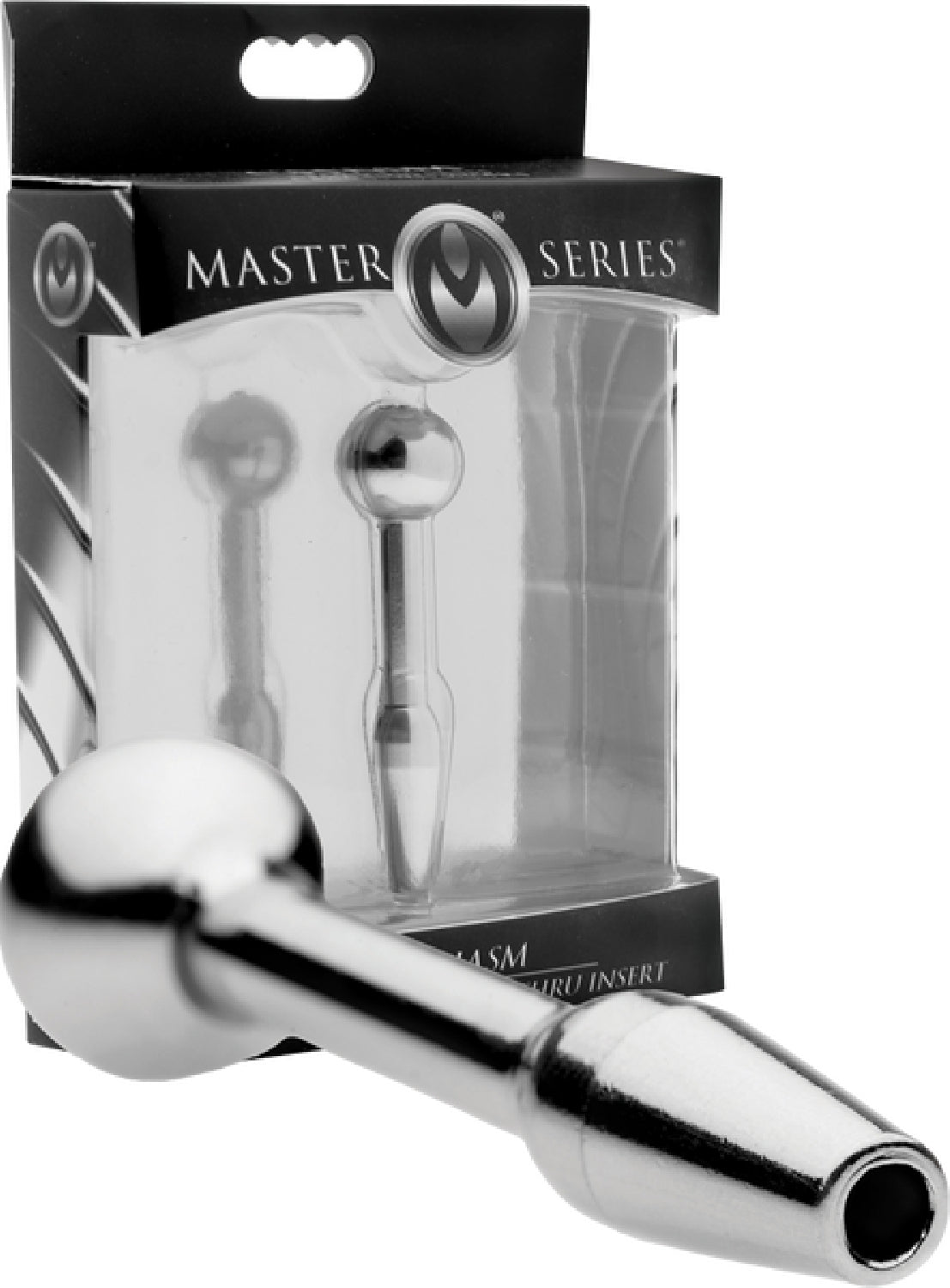 The Master Series - Chasm Stainless Steel Cum-Thru Urethral Insert - Silver The Master Series - Chasm Stainless Steel Cum-Thru Urethral Insert - Silver