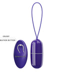 Remote Control Vibrating Love Egg - Arvin - Youth - Purple - K. P.