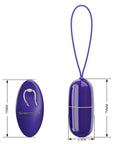 Remote Control Vibrating Love Egg - Arvin - Youth - Purple - K. P.