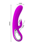 Rabbit Vibrator with Suction - Nicola - Multiple Colours - K. P.