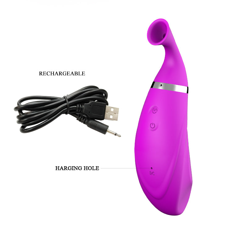 Sucking Vibrator - Elephant - Purple
