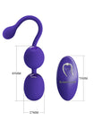 Remote Control Vibrating Love Egg - Willie - Youth - Purple - K. P.