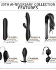 30th Anniversary Collection Sex Toys - Black - K. P.