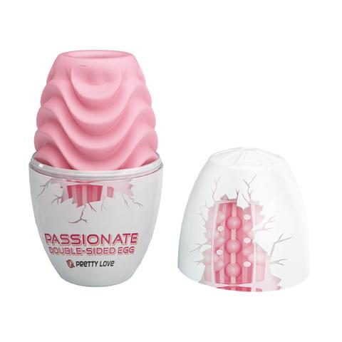 🎁 Fantastic Egg Hard Boiled Masturbator - Passionate - Pink (100% off) - K. P.