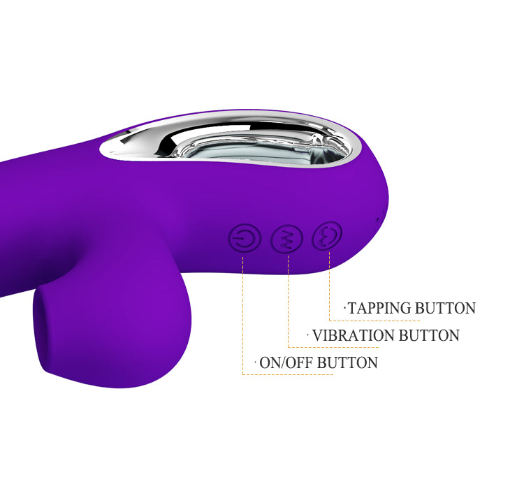 Sucking Rabbit Vibrator - Jersey - Purple - K. P.