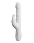 Thrusting & Rotating Rabbit Vibrator - Reese - White - K. P.