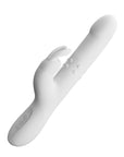 Thrusting & Rotating Rabbit Vibrator - Reese - White - K. P.