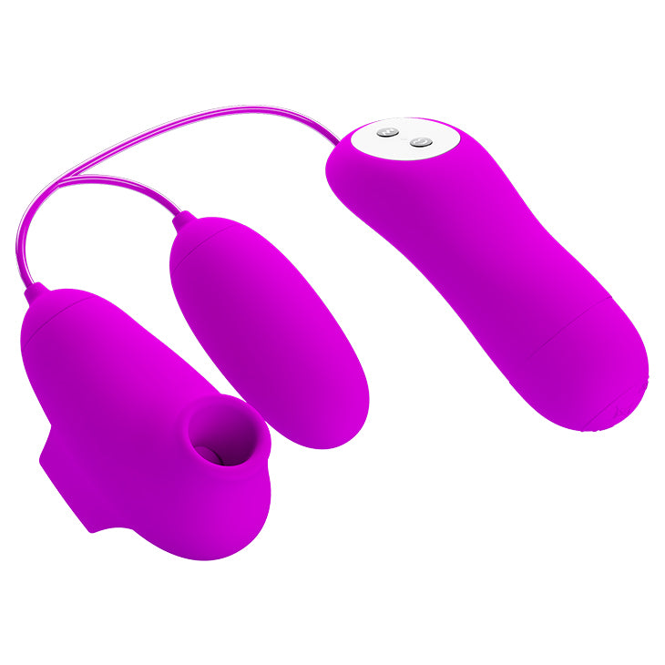 Suction &amp; Vibro Bullets - Purple