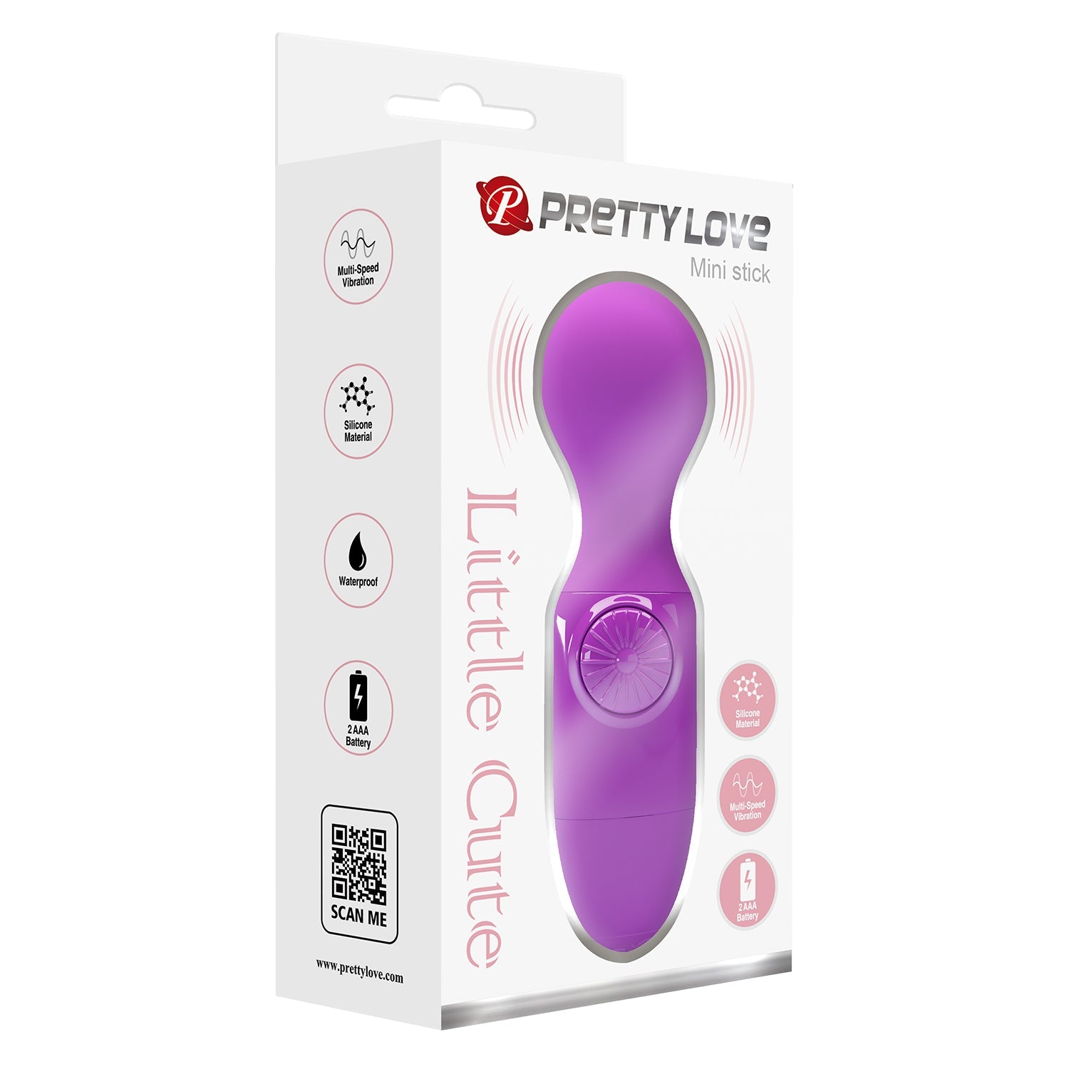 Little Cutie - Mini Massager Mini Stick - Purple - K. P.