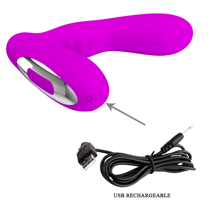 Pulse Wave Prostate Vibrator - Piper - Purple - K. P.