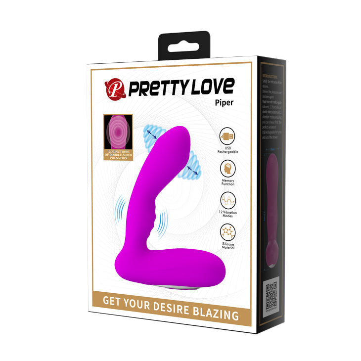 Pulse Wave Prostate Vibrator - Piper - Purple - K. P.