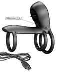 Vibrating Penis Sling - Jammy - Black - K. P.