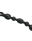 Silicone Vibrating Anal Beads - Van - Black - K. P.