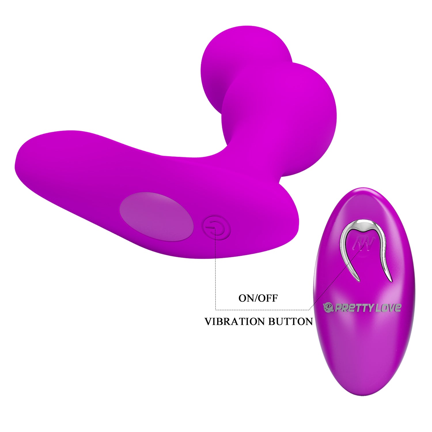 Anal Vibrator - Terrance - Purple - K. P.