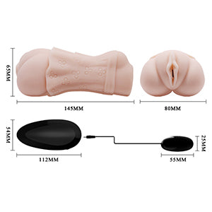 Water Activated 3D Vibrating Vagina - Flesh - K. P.