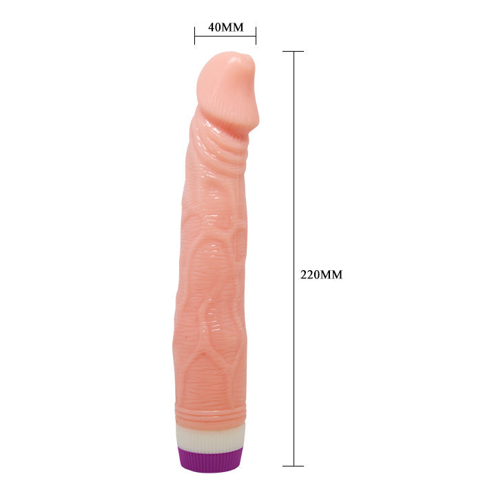 Waves Of Pleasure Fantasy Vibrator - Flesh - K. P.