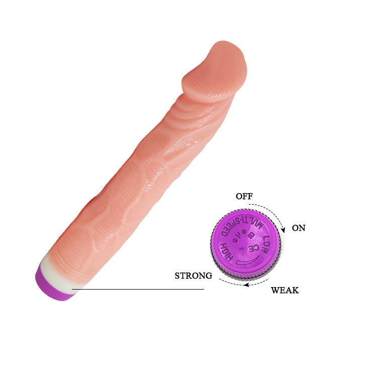 Waves Of Pleasure Fantasy Vibrator - Flesh - K. P.