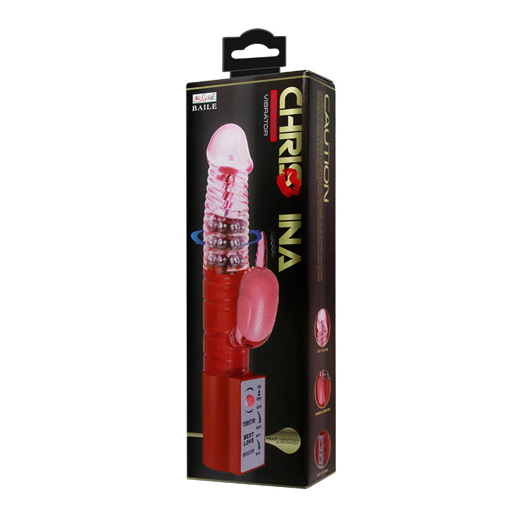 Rabbit Vibrator - Chrisina - Pink - K. P.