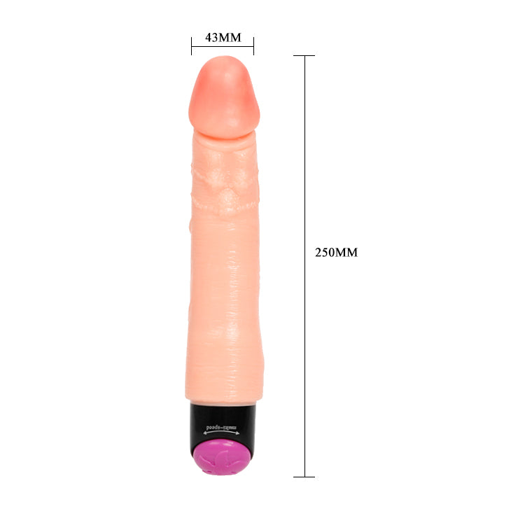 G Spot Dildo Vibrator - Flesh - K. P.