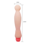 Flexi Spine Vibrator Knobbed - Flesh - K. P.