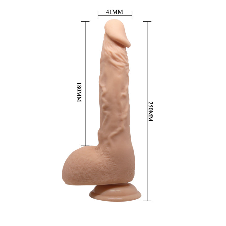 G Spot Dildo w/Suction Base - Flesh - K. P.