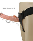 Vibrating Strap On Dildo with Harness - Flesh - K. P.