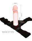 Hollow Strap On Dildo with Harness - Flesh - K. P.