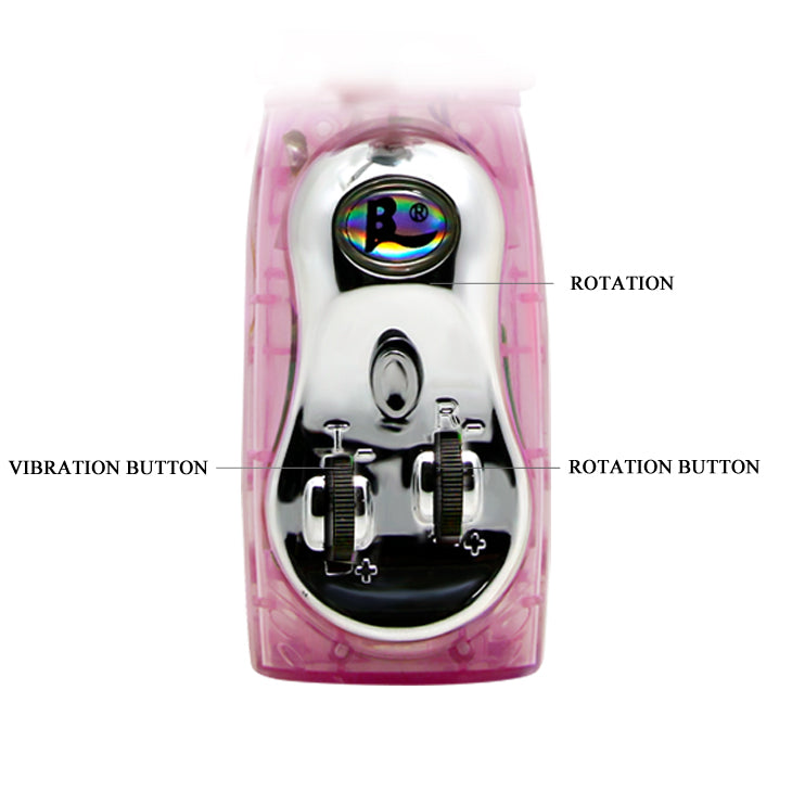 Rotating Rabbit Vibrator - Pink - K. P.