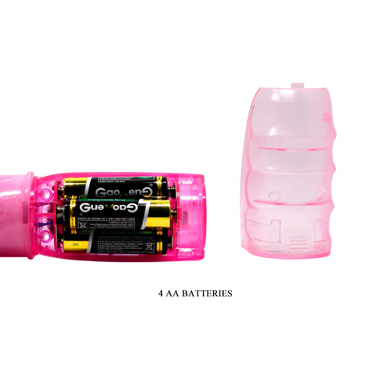 Rotating Rabbit Vibrator - Pink - K. P.