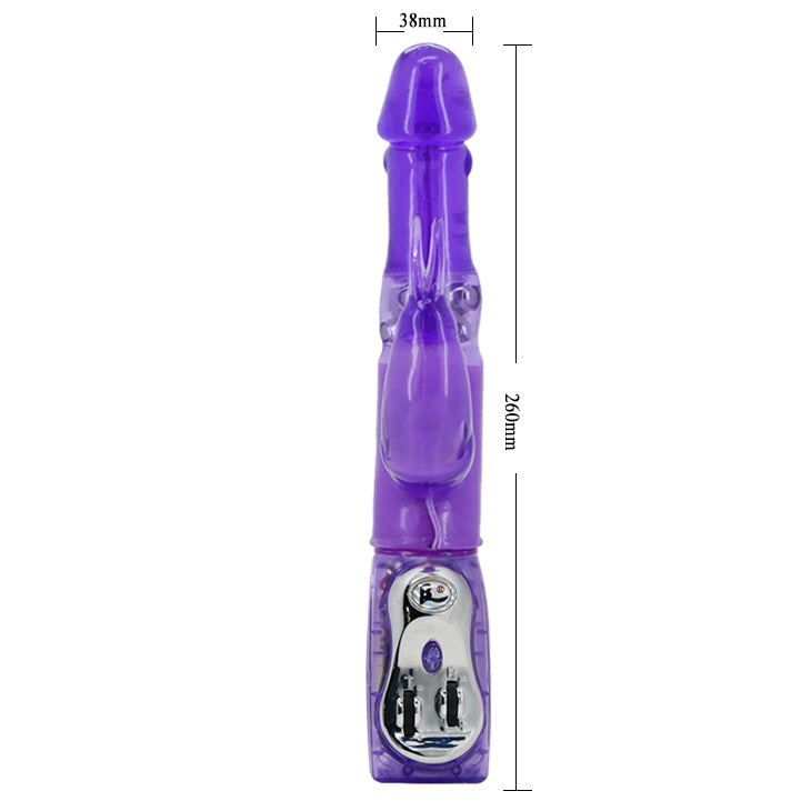 Rotating Rabbit Vibrator - Purple - K. P.