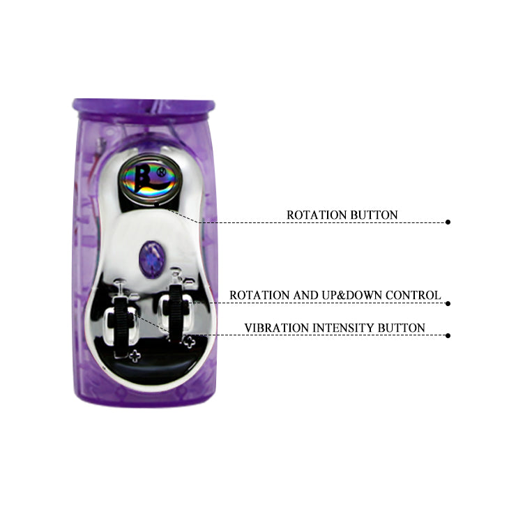 Rotating Rabbit Vibrator - Purple - K. P.