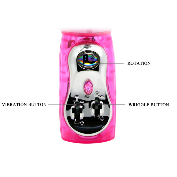 Rotating Rabbit Vibrator - Pink - K. P.